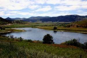 Enjoying a beautiful view of river winding through valley with distant mountains is one of most romantic things to do in Missoula