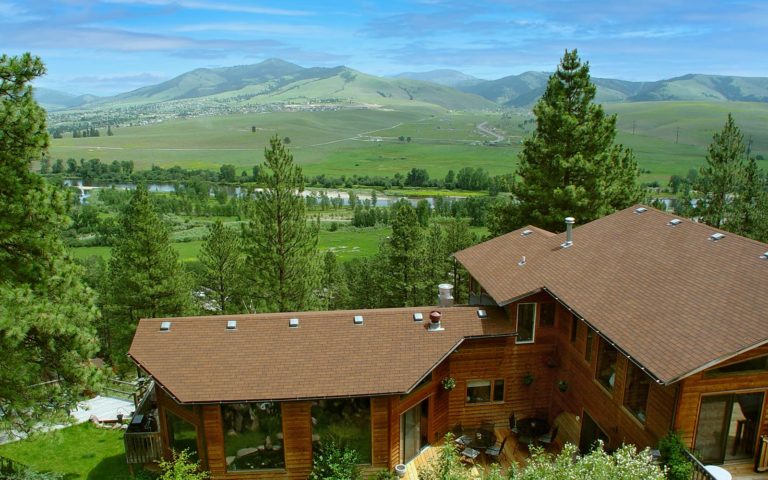 Gorgeous mountain views at our Missoula Bed and Breakfast - the perfect place to unwind after dinner at Missoula restaurants