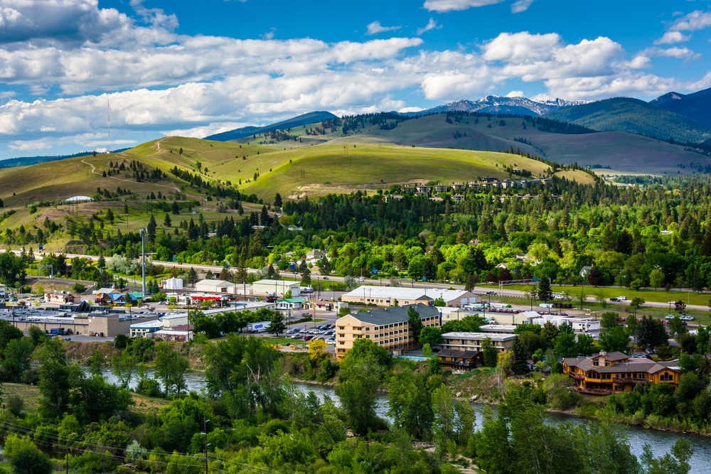 Looking down on Missoula, where you'll find all of the best things to do in Missoula in 2023