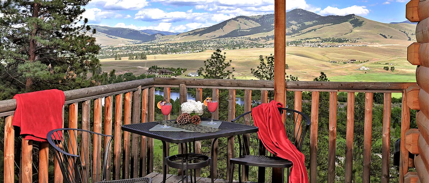 The mountain view from our Bitterroot room will inspire you every morning on your Missoula fly fishing adventure!